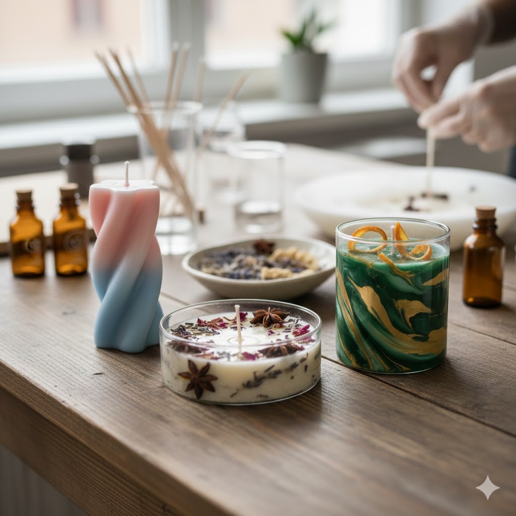 Decorative candle workshop